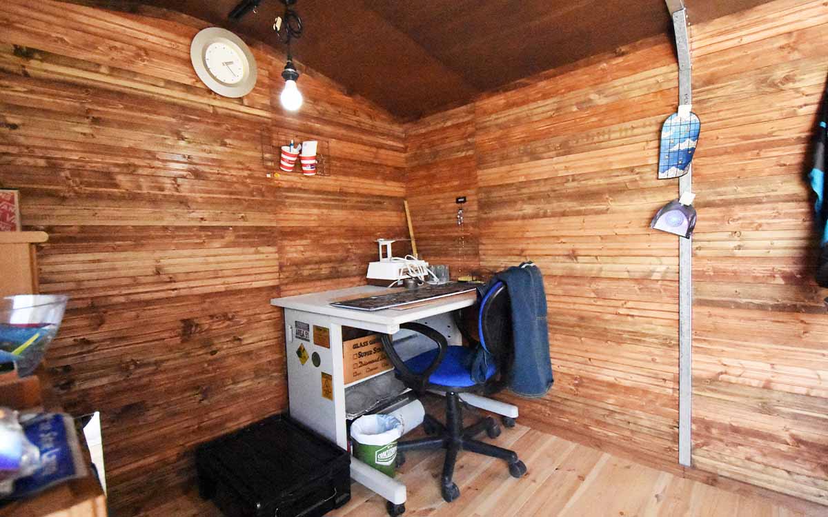 離れの部屋