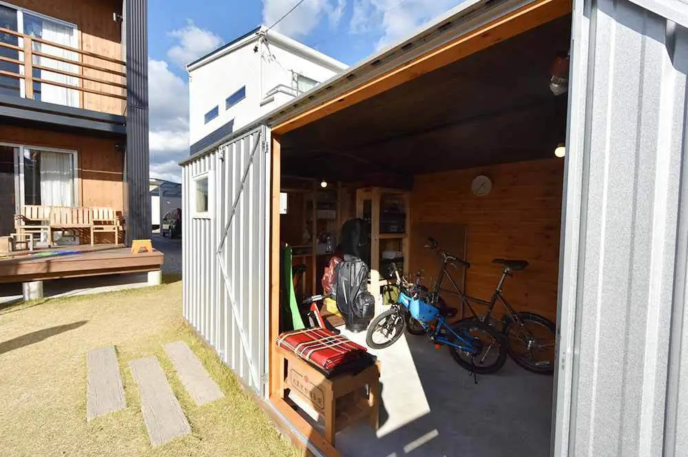 自転車が入る物置