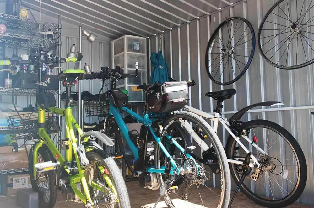 自転車,収納,