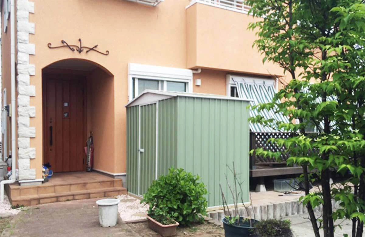 【新着】ユーロ物置2314F1施工事例