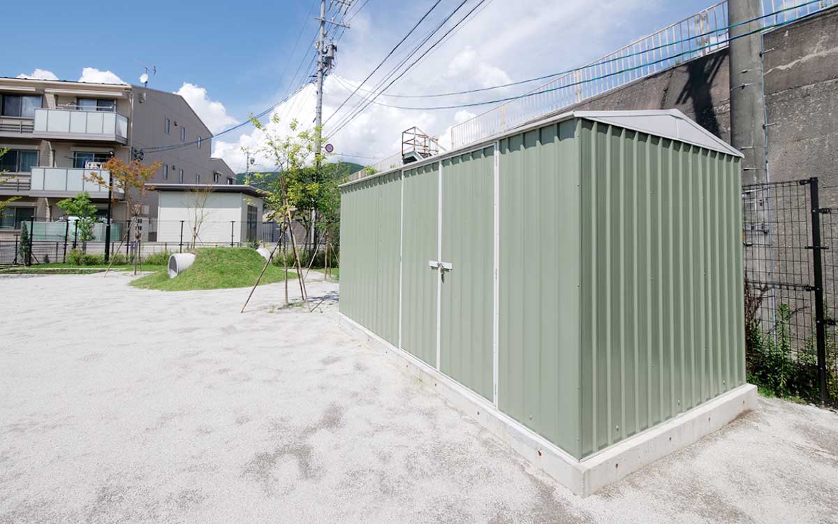 公共事業や民間企業様にも選ばれている！安全面でも納得のユーロ物置®︎