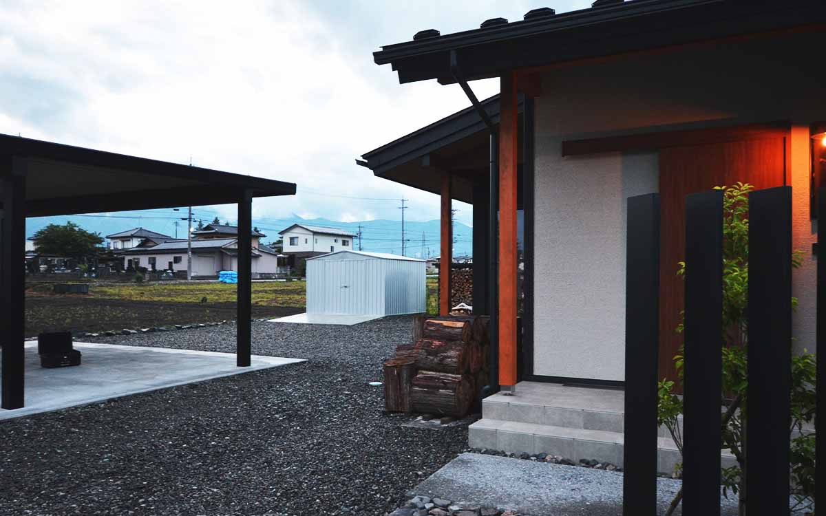 長野県でユーロ物置®の施工がありました